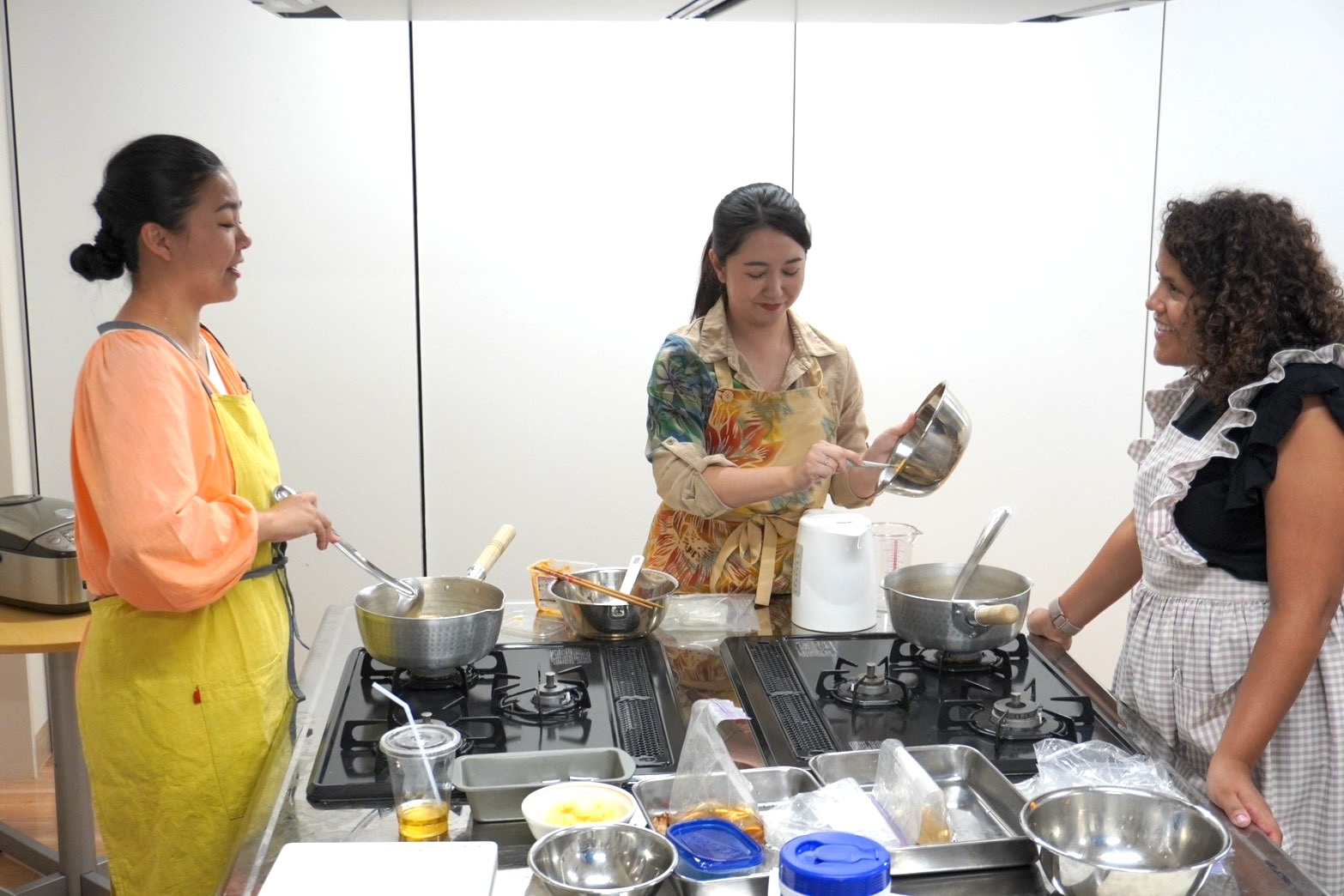 かなさ料理教室 — 座学の様子